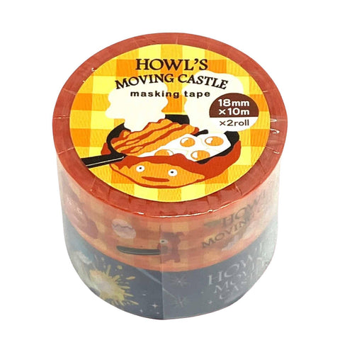 Howl's Moving Castle Washi Tape Set, Calcifer + Hauru