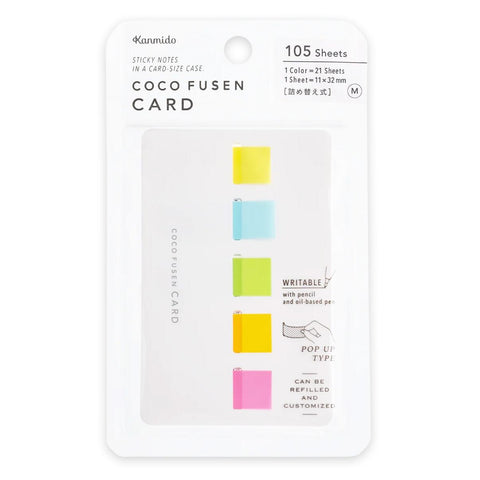 Coco Fusen Sticky Note Cards, Medium