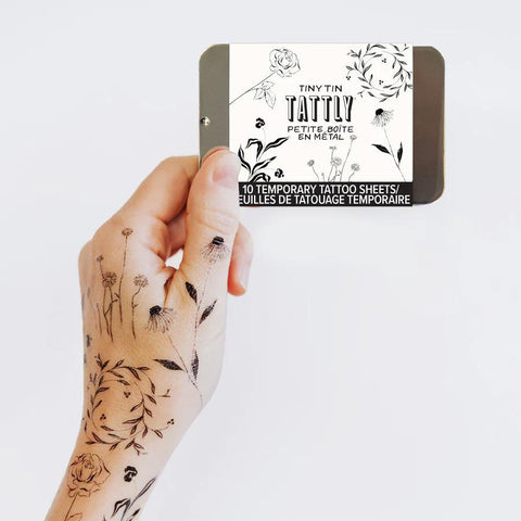 Flower Fest Tiny Tattoo Tin