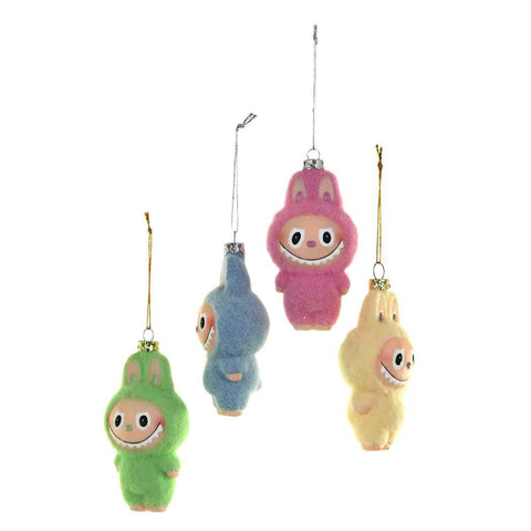 Fuzzy Monster Ornaments