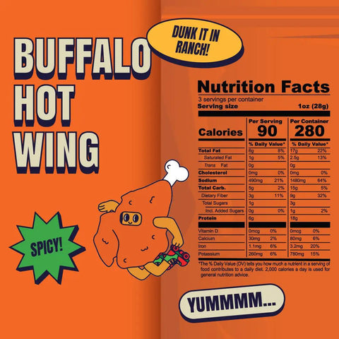 Vegan Buffalo Hot Wing Jerky