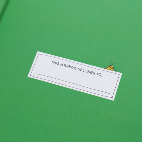 Lowly Worm Embroidered Journal