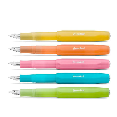 Frosted Sport Fountain Pen, Blueberry