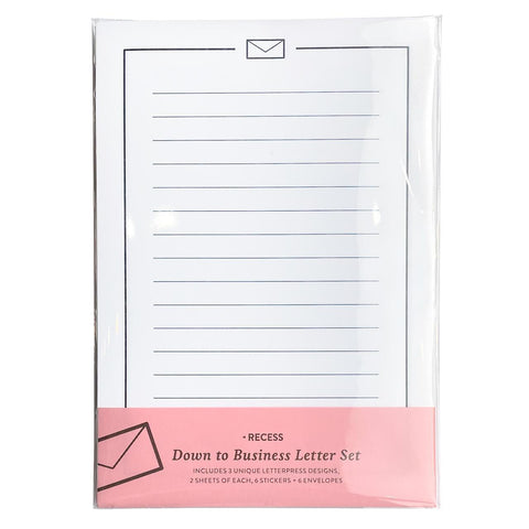 Down to Business Letter Set