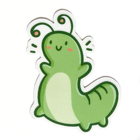 Caterpillar Clear Mini Sticker