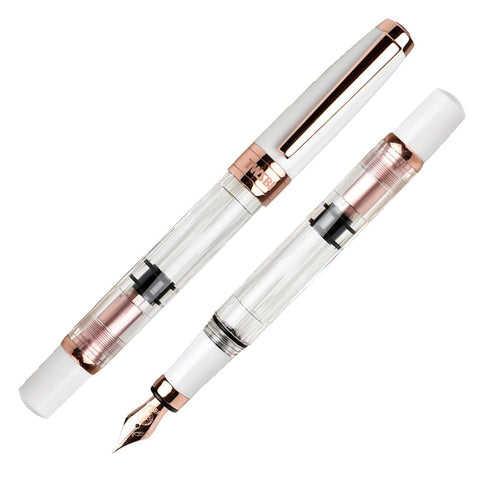 TWSBI Diamond 580 Fountain Pen, White + RoseGold II