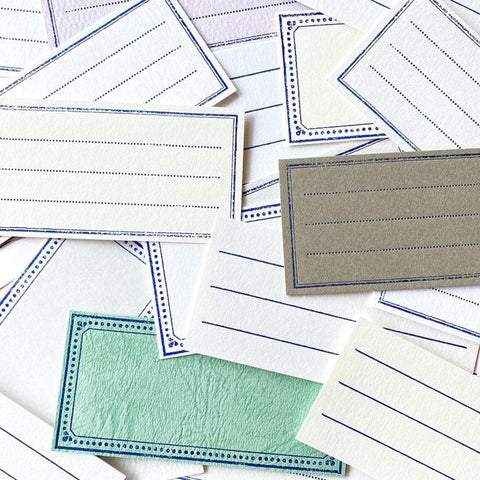 Letterpress Memo Box Set