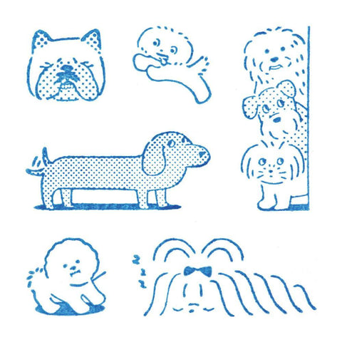 Kori Jirushi Clear Stamp Set, Dogs