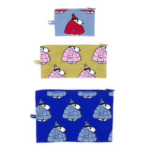 Flat Pouch Set: Puffer Snoopy