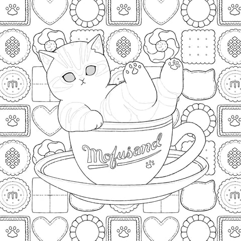 Mofusand Official Coloring Book