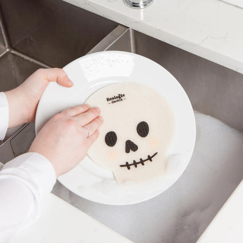 Boo Crew Skull Swedish Dishcloth