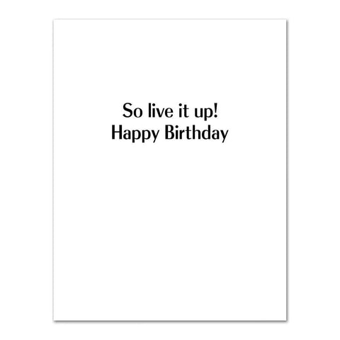 White Lotus Birthday Card