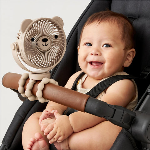 Teddy Bear Stroller Fan