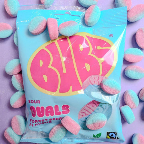 BUBS Forest Berries Sour Ovals Foam Candy
