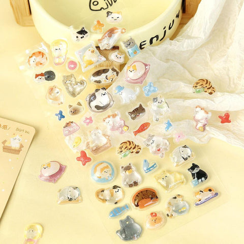 Kyururun Kitten Stickers