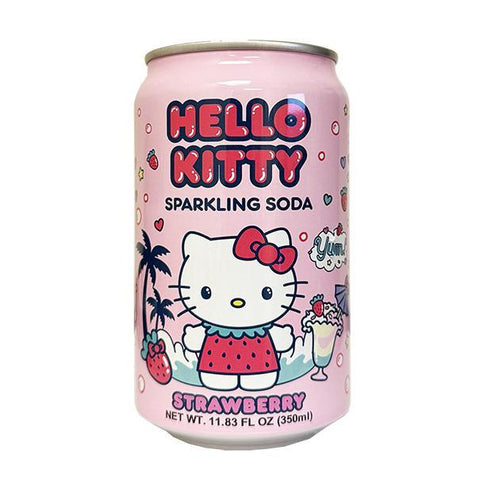 Hello Kitty Strawberry Sparkling Soda