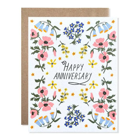 Anniversary Bluebells Card