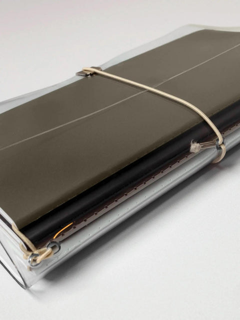 Clear Vinyl Travel Notebook Cover, A5 Slim