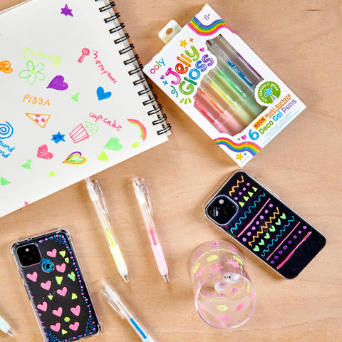Jelly Gloss Neon Multi-Surface Deco Gel Pens