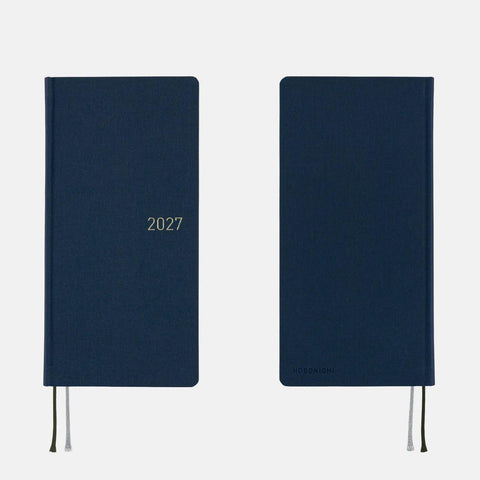 Hobonichi Techo Weeks 2027 Planner, Midnight Blue