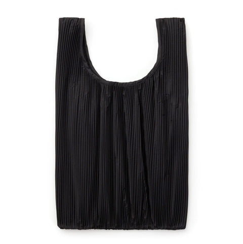 Pleated Baggu: Black