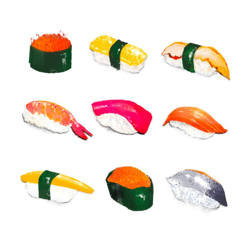 Sushi Platter Tattoos