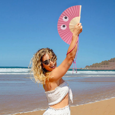 Eyes Hand Fan