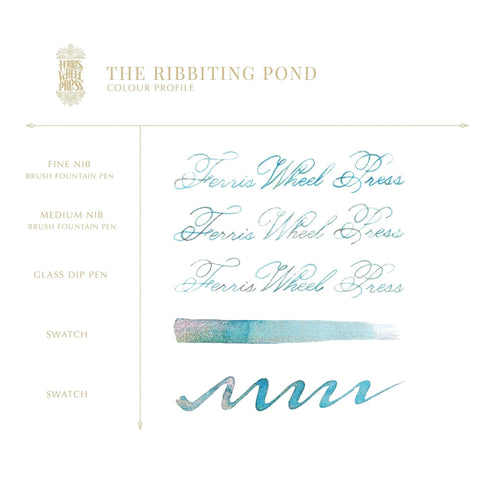 The Ribbiting Pond Fountain Pen Ink