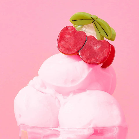 Mini Maraschino Cherries Hair Claw