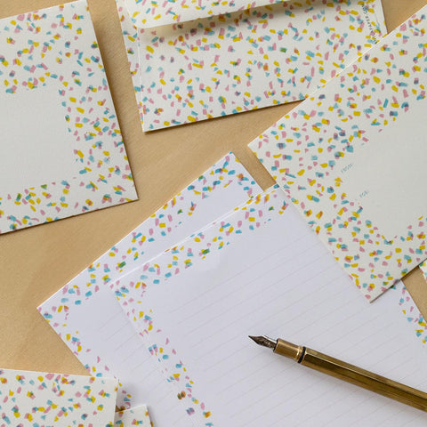 Confetti Letter Writing Set