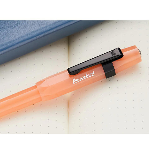 Kaweco Octagonal Slide-On Pen Clip, Black