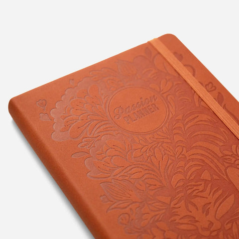 Tiger Orange Daily Undated Planner