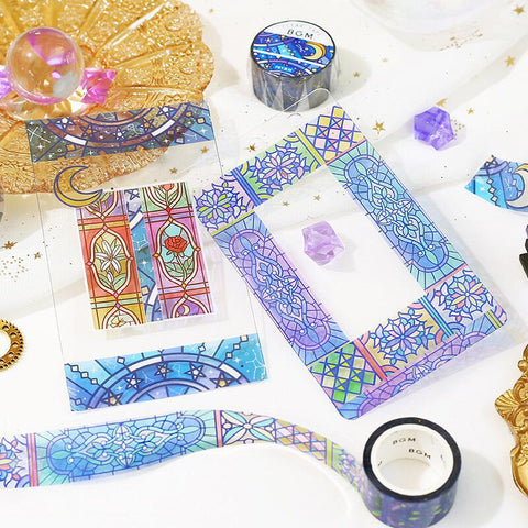 Kaleidoscope Stained Glass Clear Tape