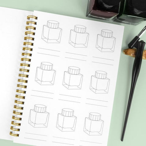 Ink Color Swatch A5 Notebook