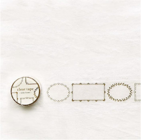 Gold Frames Clear Tape
