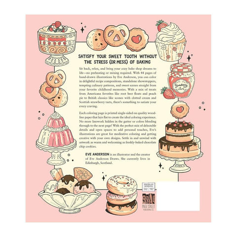 The Nostalgic Sweets Coloring Book