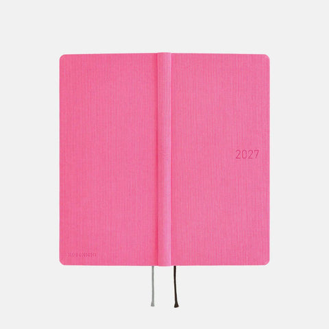 Hobonichi Techo Weeks Mega 2027 Planner, Pink Sapphire