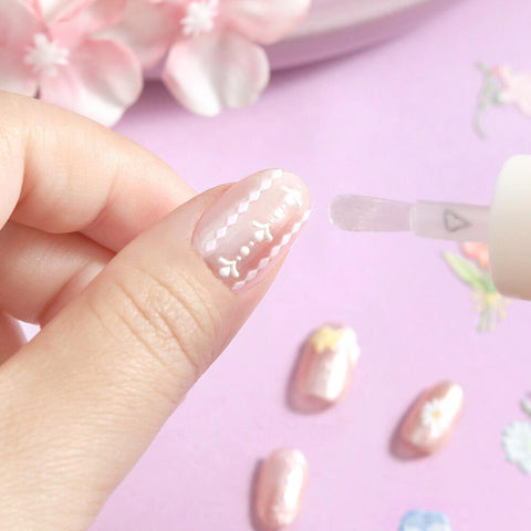 Fluffy Bouquet Icing Stickers