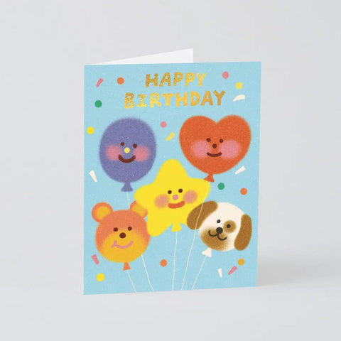 Balloon Gang Birthday Card