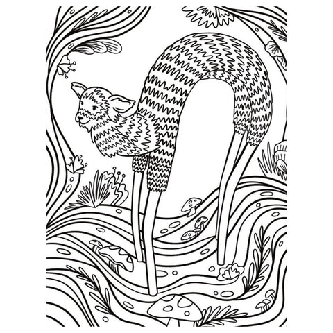 Meow Wolf Coloring Book: The Many Worlds Edition