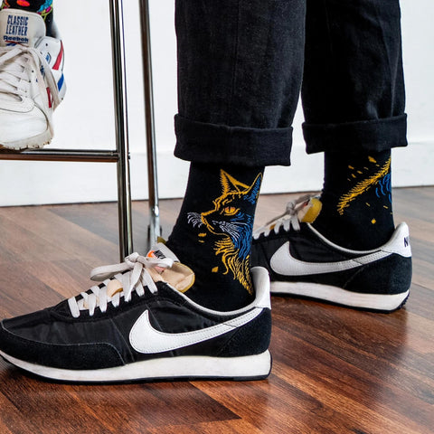 Night Cat Men's Socks