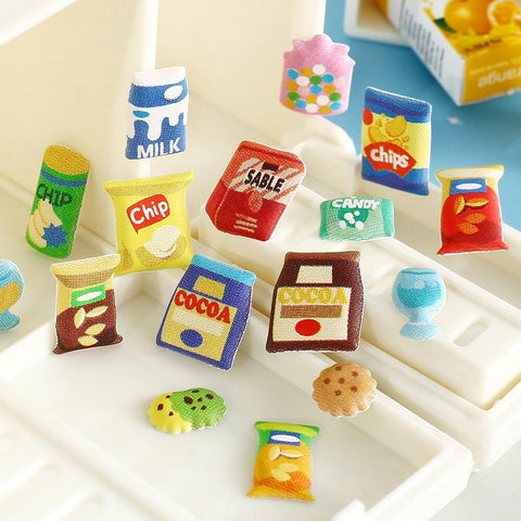 Mini Snacks Puffy Stickers