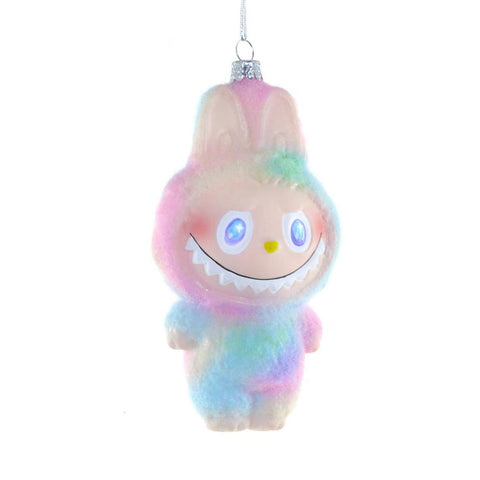 Rainbow Fuzzy Monster Ornament
