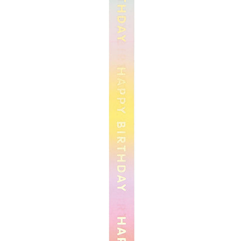 Happy Birthday Rainbow Washi Tape