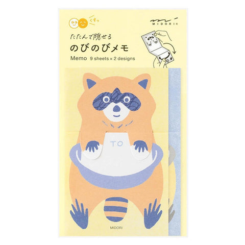 Stretch Raccoon Memos