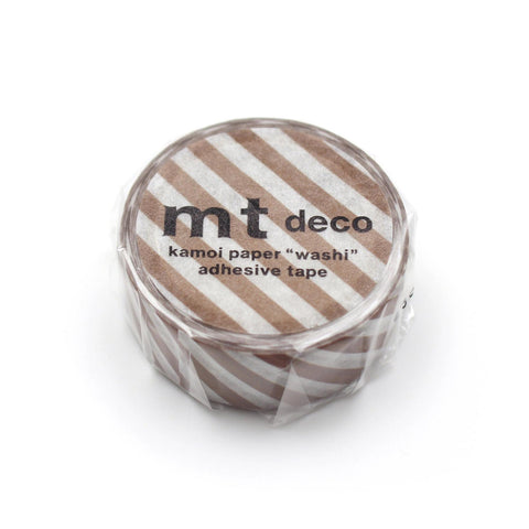Stripe Brown Washi Tape