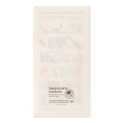 TRAVELER'S notebook, Regular Size, 2027 Clear Folder