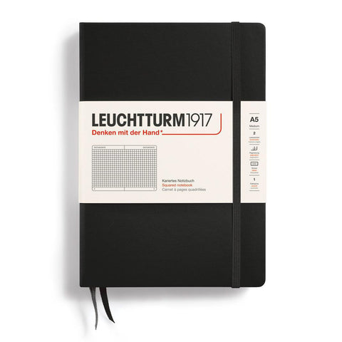 Hardcover A5 Notebooks, Black