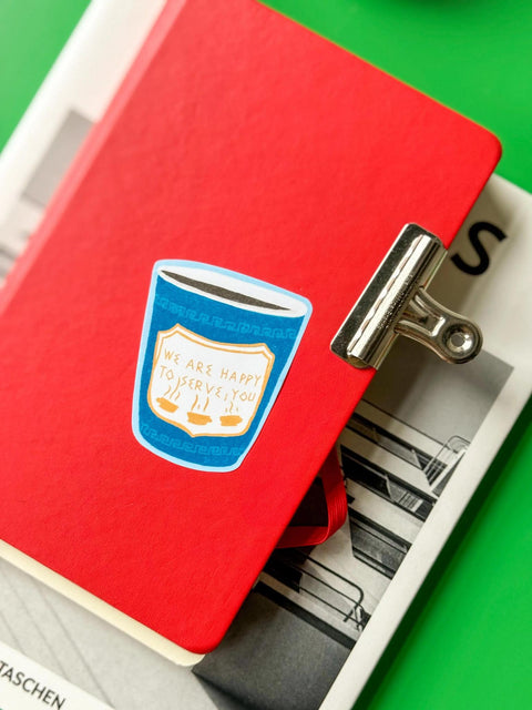Coffee Cup Sticker