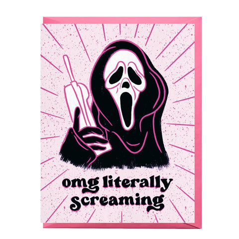 Literally Screaming Card